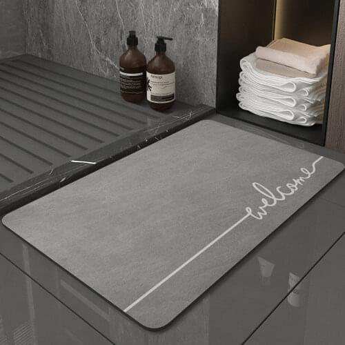 2021 new style bathroom floor mat toilet door carpet bathroom non-slip mat bedroom living room foot mat