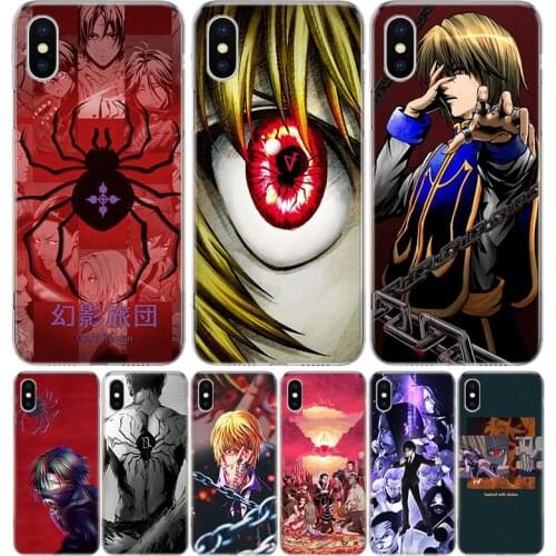 Hunter X Hunter Phantom Troupe Phone Case For iPhone 12 11 Pro 7 6 X 8 6S Plus XS MAX + XR 5S SE Mini 7P 7G Cover Coque Capa She