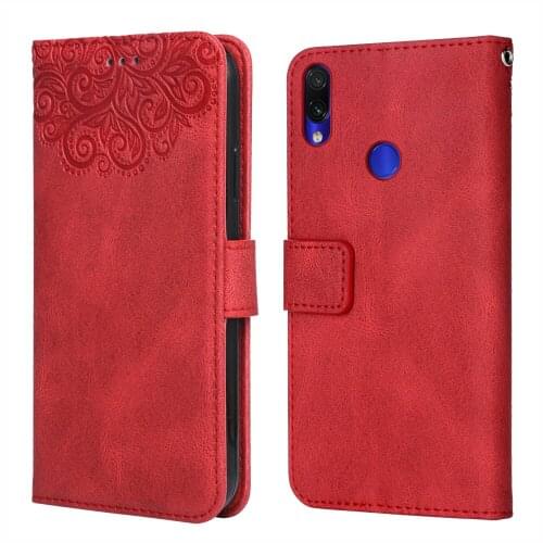 For Xiaomi Redmi 7 Flower Embossing Case Coque for Redmi 7 Wallet Flip Leather Case for Xiaomi 7 Redmi 7 Cover