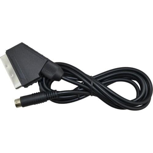 FZQWEG 10pcs a lot RGB Scart Cable for SEGA Saturn NTSC and PAL Plug