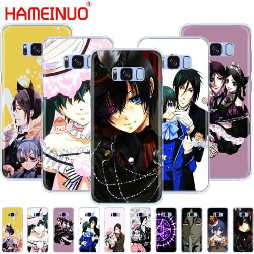 HAMEINUO Japanese Anime Black Butler Kuroshitsuji cell phone case cover for Samsung Galaxy S9 S7 edge PLUS S8 S6 S5 S4 S3 MINI