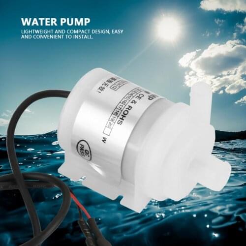 Food Grade Brushless Submersible Water Pump 24V DC 9.5m³/h 6 Impeller Water Circulation Pump for Aquarium Fountain Solar System