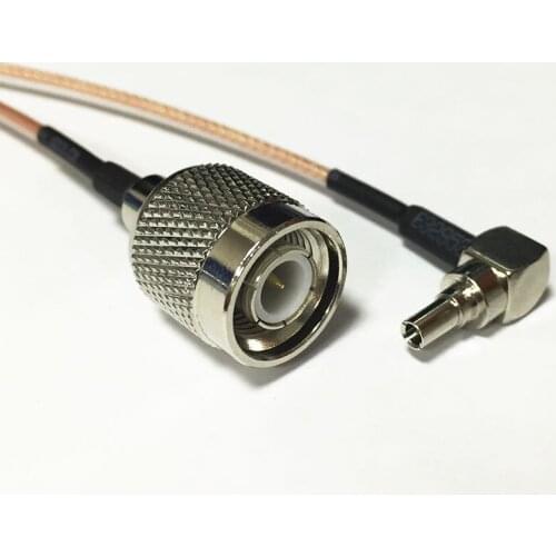 New TNC Male Plug Switch CRC9 Right Angle pigtail cable RG178 Wholesale 15CM 6" for HUAWEI modem