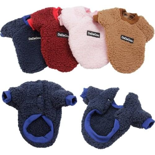 Pet Clothes Winter Warm Dog Hoodie Pet Chihuahua Shih Tzu Sweatshirt Pet Puppy kitten Pullover Clothing For Small Medium Dogs