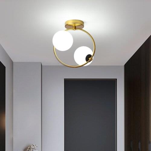 Europe style corridors aisle light absorb dome light modern luxury household hallway light garment balcony porch light