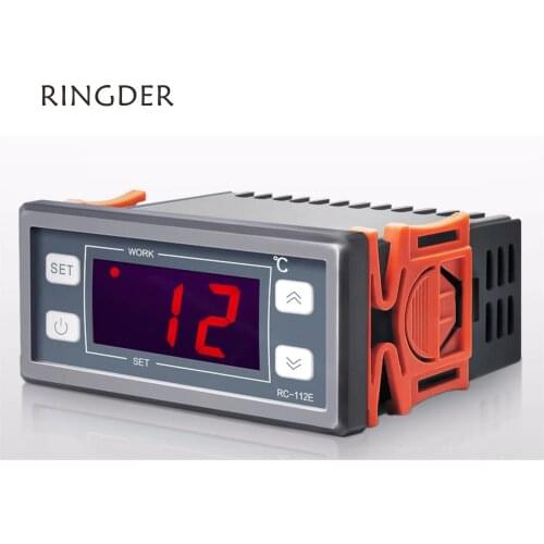RINGDER RC-112E 230V10A -40~99C Cool Heat ON/OFF Relay Switch Universal Digital Temperature Controller Regulator Thermostat