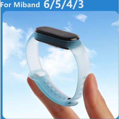 Bracelet for Xiaomi Mi Band 6 5 4 3 Strap Replacement Soft Silicone Wrist Strap Watch Band For Xiaomi Miband 3 4 5 6 Watch Strap