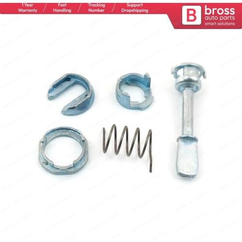 V2BDP32 Door Lock Barrel Cylinder 51.5 mm Eccentric Orbital Torsion Spring Follower Repair Kit Front 3B0837167 for Seat Leon MK1