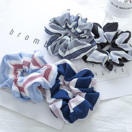 Girls pure color hair adorn New cross hair lady Fashion Rope headdress Flower Rubber Bands Small Adorn Article--A bag of four