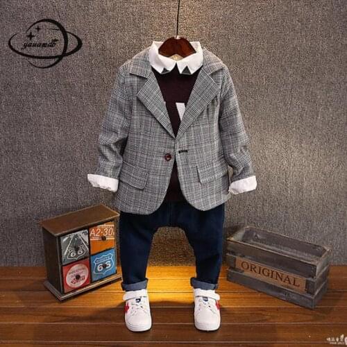 Модные костюмы для мальчиков YAUAMDB China At AliExpress