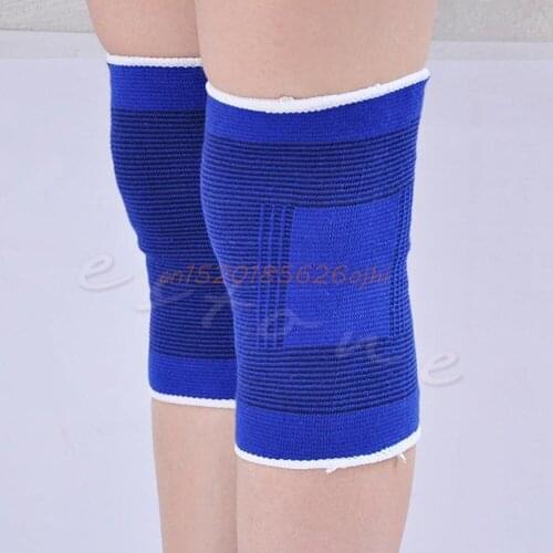 2pcs Knee Brace Support Leg Arthritis Injury Gym Sleeve Elastic Bandage Pad Knees Protector muscle joints One Size