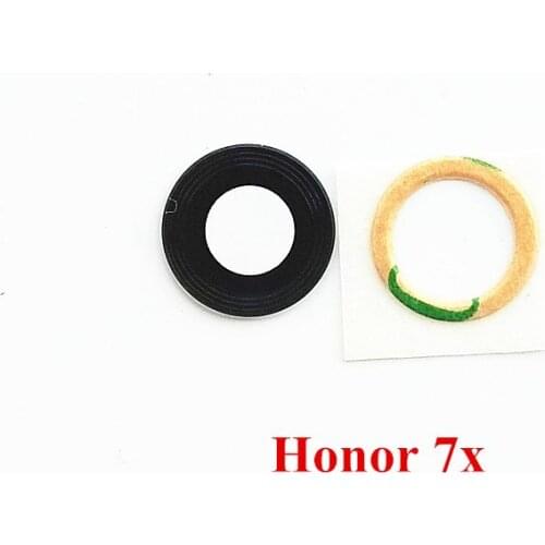 2x rear back camera glass lens with sticker for Huawei Honor 7x Replacement Parts