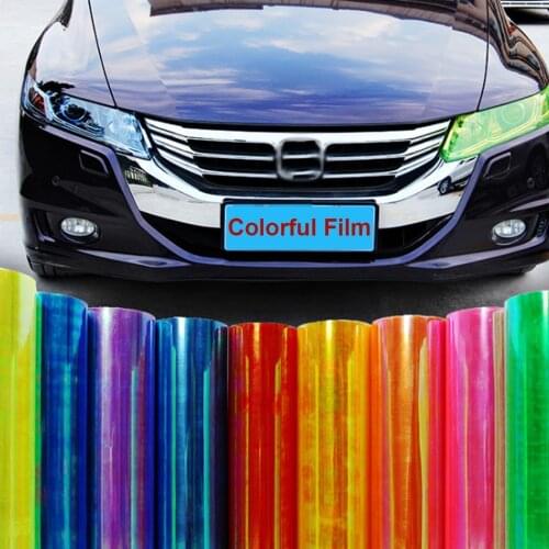30x200cm Car Sticker 13 Colors Car Headlight Turned Change Color film Protect Film Lamp Stickers Automobiles Decal Car styling