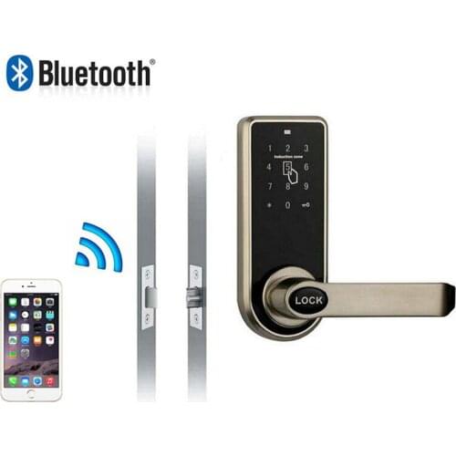 Free Shipping OS8818BLE Bluetooth smart locks with touchscreen code for hotel and apartment Compatible with iOS and Android