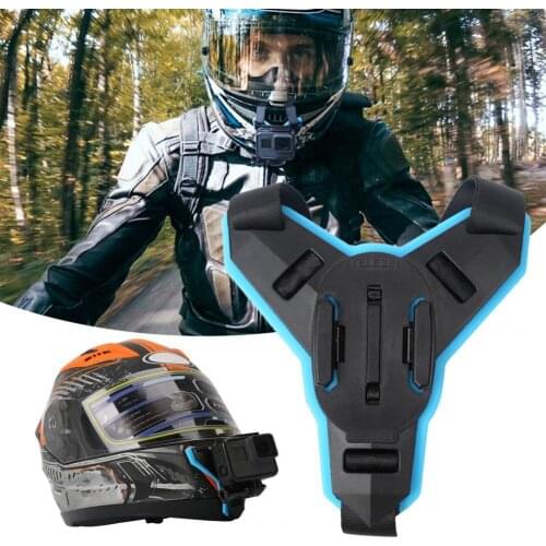 Black Motorcycle Helmet Chin Mount Holder for GoPro HERO/5/6 Motorcycle Helmet Chin Stand for Gopro Camera Accessory
