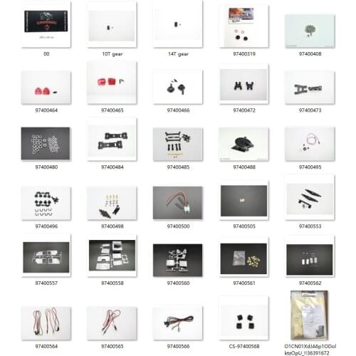 CROSSRC BC8 RC Car Spare Parts set 2