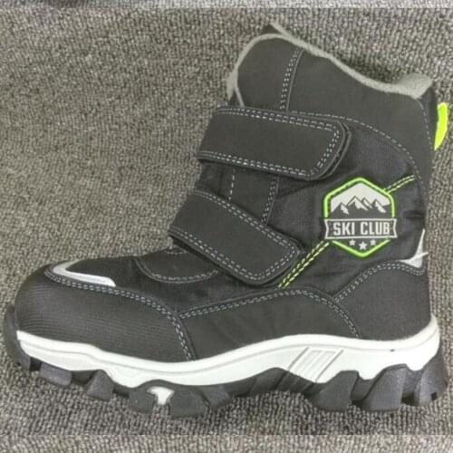 Childrens shoes boys boots thick snow boots winter Natural wool size 30 wallvell