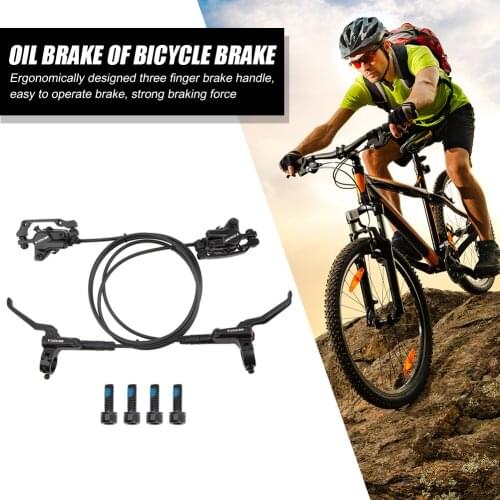 Mountain Bike Disc Brake Set Hydraulic Disc Brake with 160mm Rotors + Bolts Rotor Set Freio Hidraulico MTB/road disc Accessory
