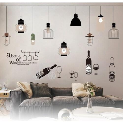 Home living room dining room background wall decoration wall sticker creative bedroom wall beautification decal wallpaper
