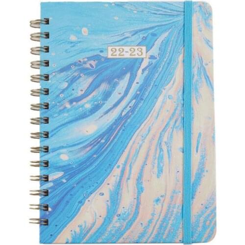 2022 Notebooks Daily Journal Agenda Spiral Planner Weekly Monthly Yearly Organizer Schedule School Office Stationery Gifts HOT
