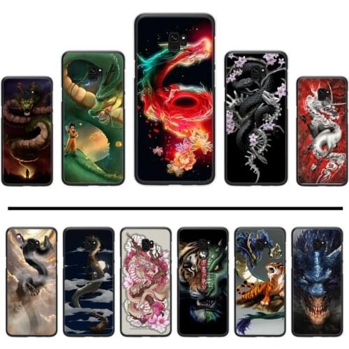 Chinese dragon East DIY Painted Bling Phone Case For Samsung Galaxy S5 S6 S7 S8 S9 S10 S10e S20 edge plus lite