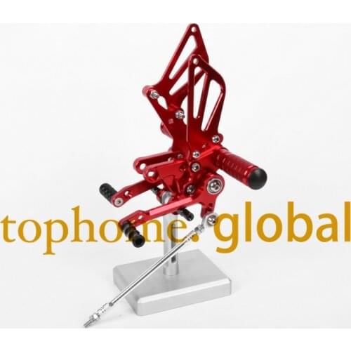 For Suzuki SV650 SV650S 1999 - 2009 Motorcycle Red CNC Rearsets Foot Pegs Rear Set 2008 2007 2006 2005 2004 2003 2002 2001 2000