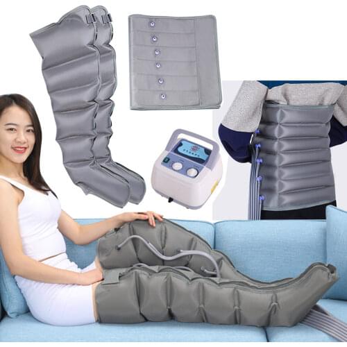 6 Cavity Air Wave Massage Air Pressure Automatic Cycle Air Compression Massage Machine Pressotherapy Professional Physiotherapy