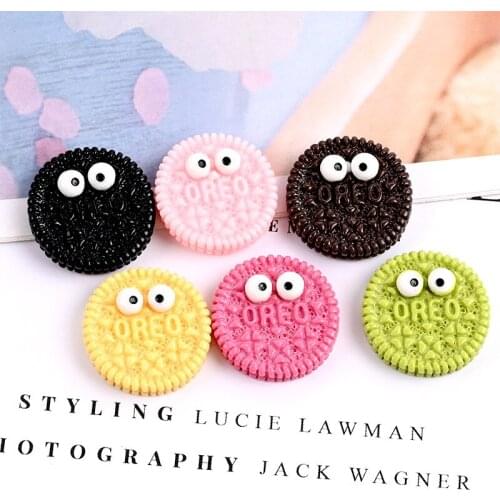 5/10 Pcs 1/6 Mini Cookies Funny Doll Food Toy for Doll House Decorative Food