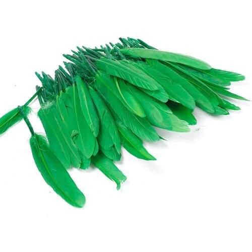 New Hot Sale 100Pcs/pack Beautiful Goose Feather 4-6 Inches 8-15 cm Pretty Feather DIY Ornaments Goose #65764