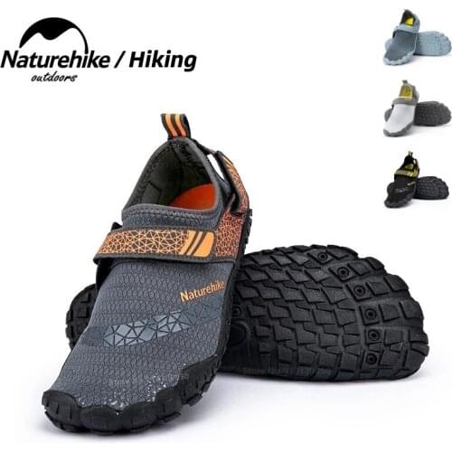 Naturehike Outdoor Rubber Sole Wading Shoes Non-Slip Unisex Soft Shoes Dive Boots Camping Beach Shoes Swimming Shoes NH20FS022