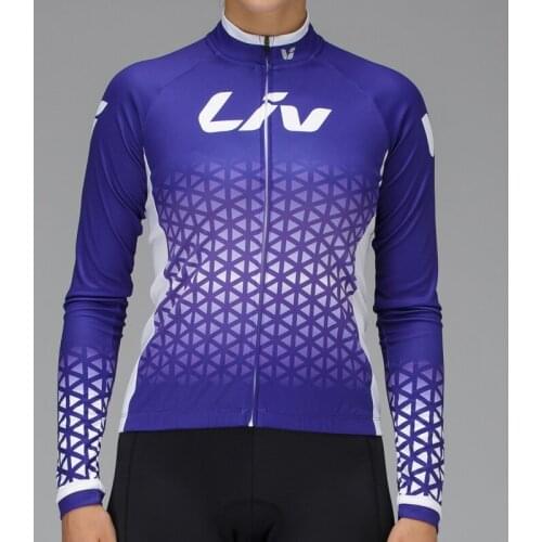 LIV 2021 autumn Long Sleeve woman cycling jersey set ropa ciclismo hombre bike Breathable Quick drycompetition MTB clothing kit