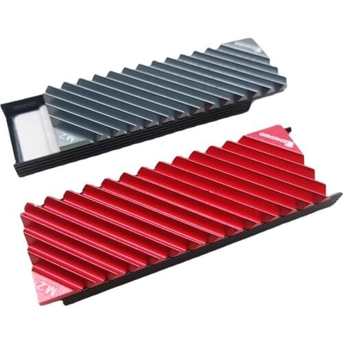 M.2 SSD NVMe Heat Sink heatsink M2 2280 SSD Hard Disk Aluminum Heatsink M.2 NGFF 2280 NVME SSD Thermal Pad Cooler