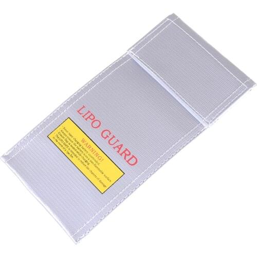 TOYZHIJIA Fireproof LiPo Battery Case Bag Box Handbag Fire Retardant Safe Guard 10*20CM