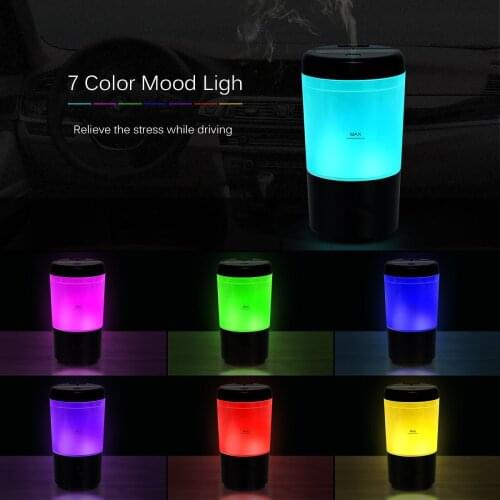 Humidifier Vmijia Car Air humidifier Mini USB Cup Diffuser Essential Oils Fresher And Moistuizer Home Bedroom Office