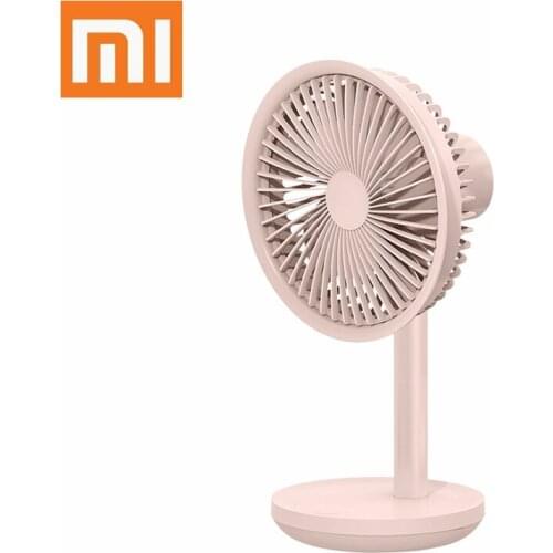 XIAOMI MIJIA SOLOVE Desktop mini fan Portable Standing fans Type-C usb rechargeable 4000mAh air conditioner table easy to carry
