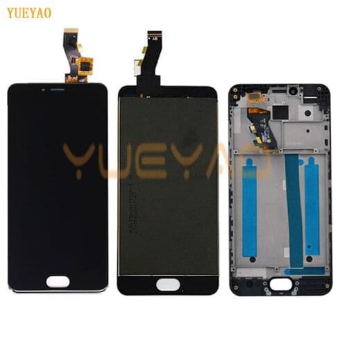 LCD For MEIZU M3S mini Y685H LCD Display With New Frame Screen Replacement For MEILAN 3S Digiziter Assembly
