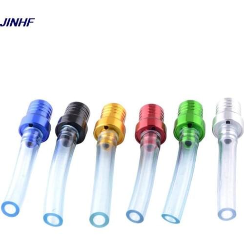 1PC Motorcycle Gas Fuel Cap 2 Way Valves Vent Breather Hoses Tubes For Motocross ATV Quad Dirt Pit Bike Fuel Tank Breather Pipe