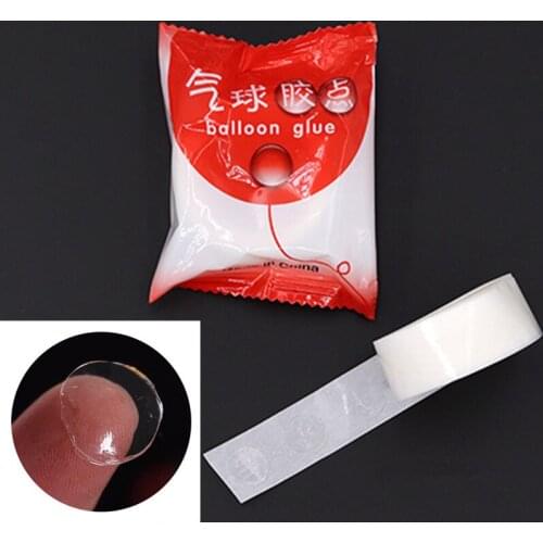 100 Dots Balloon Attachment Glue Dot Sticky Balloons Accessories Wall Ceiling Sticker Wedding Birthday Party Decoration Supplies