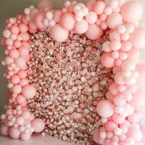 170pcs Macaron Pink Wedding Birthday Party Background Baby Shower Arch Kids Toy Holidays Celebration Decor Balloon Garland Kits