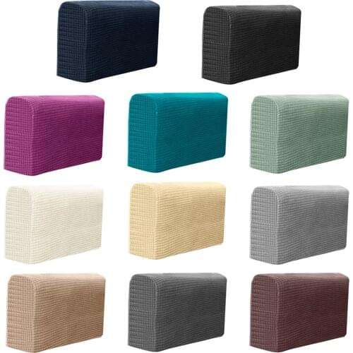 2 Pcs Sofa Furniture Armrest Covers Couch Chair Arm Protectors Stretchy for Home Free Home & Garden Chair Cover Home Textile