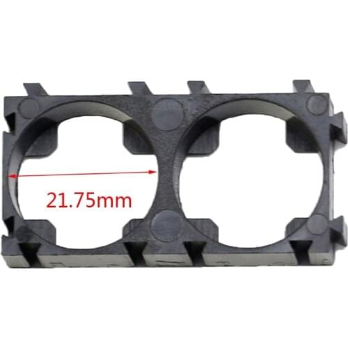 20PCS 1x2 Battery Holder Bracket Safety Anti Vibration Plastic Cell Brackets for 21700 Batteries