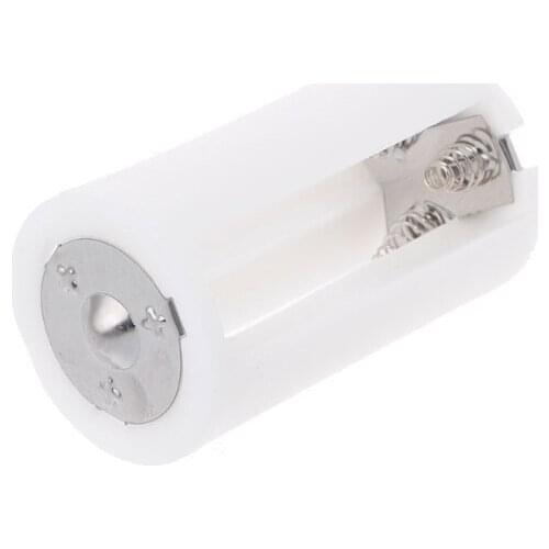 4Pcs 3 AA To D Size Battery Holder Converter Adapter Switcher Plastic Case Box