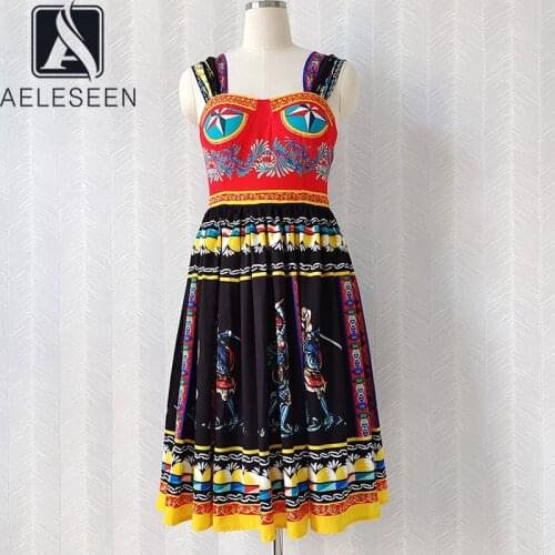 AELESEEN Summer Midi Dresses