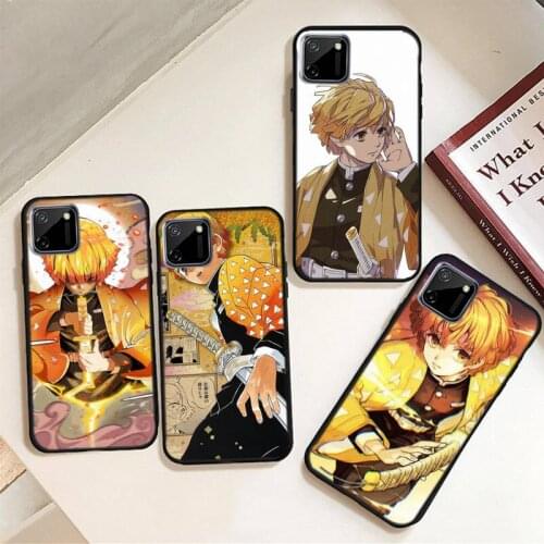 Anime Demon Slayer Agatsuma Zenitsu Phone Case For Oppo Reno2 Z 2Z A1k 3s 71 83 Realme5 XT R9S Plus 15 17 Pro F11 11pro