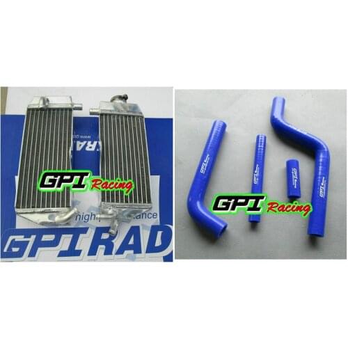 Aluminum RADIATOR + hose for Yamaha YZ125 YZ 125 02-04 03 2002 2003 2004