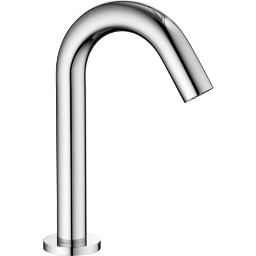 Automatic Sensor Faucet High Quality Brass Cold Water Tap Single Spout Touchless Fast Response Chromed