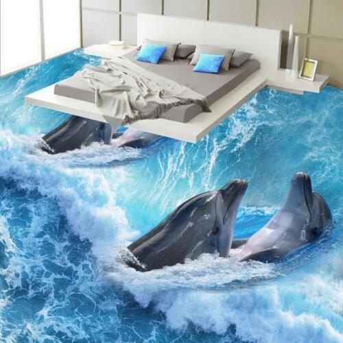 Free Shipping Mother Child Love flooring wallpaper bedroom bathroom square self-adhesive floor mural