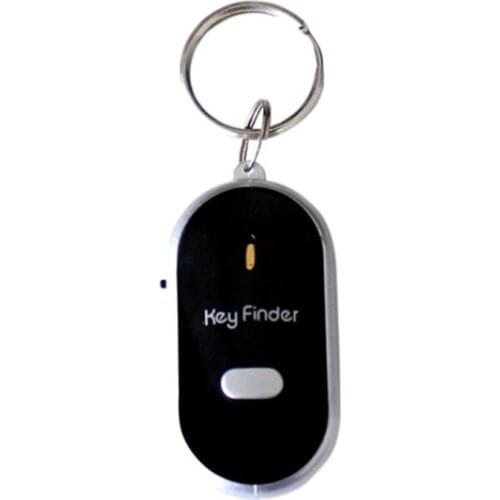 Wireless Whistle Sensor Key Finder Smart Key Finder Anti-lost Whistle Sensor Keychain Tracker LED Whistle Clap Locator