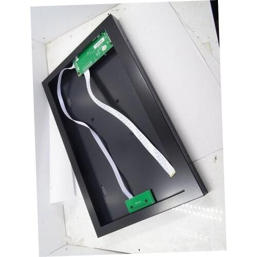 Metal alloy back cover case box + EDP Controller board VGA HDMI-compatible kit for NT156WHM 1366x768 Panel screen 15.6" DIY