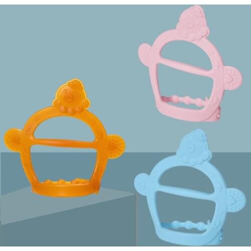 Baby Silicone Bracelet Teether Solid Colors Bandage Design Baby Teether Products Elastic Molar Toy Safe Non-toxic Baby Supplies
